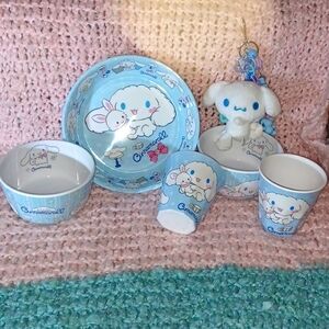 Cinnamaroll Melamine Dishes and Dangler